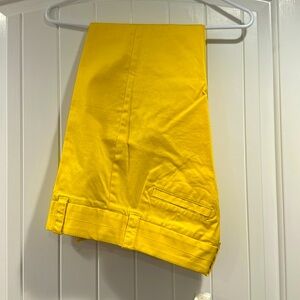J Crew Yellow Pants City Fit